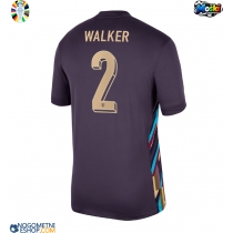 Moški Nogometni dresi Anglija Kyle Walker #2 Gostujoči EP 2024 Kratek Rokav